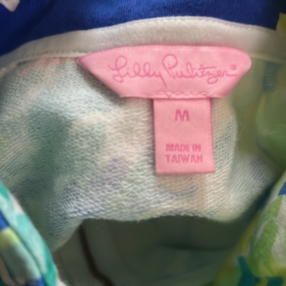Lilly Pulitzer Skipper Popover in Wade and Sea Print size Medium EUC RARE - Picture 6 of 8